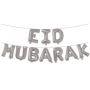Folieballonnenset ’Eid Mubarak’ zilver