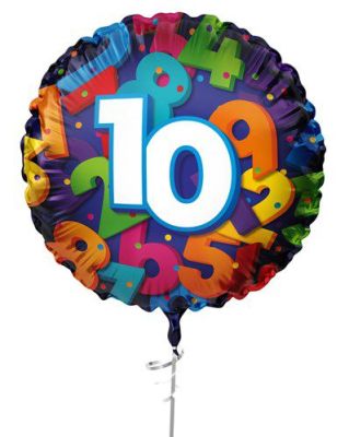 Folienballon ’’10’’ (45cm)