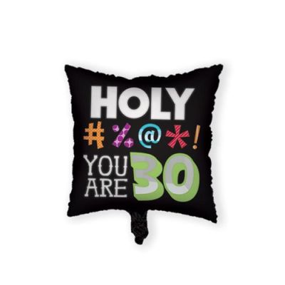 Folienballon Holy Bleep ’30’ (Ø45cm)