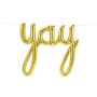 Folienschrift ’Yay’ gold Folienschrift ’Yay’ gold