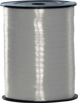 Geschenkband Polyband Silber (250mx10mm)