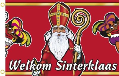 Gevelvlag Sinterklaas 90x60cm
