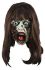 Masque facial Zombie Lady with brown hair
