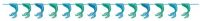 Girlande Glitzer Mermaid 274cm