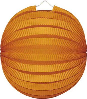 Globe lamp orange (Ø23cm)
