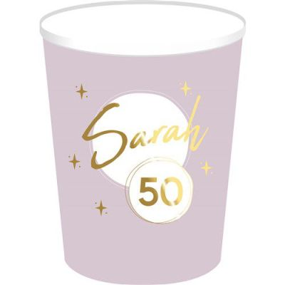 Gobelets Sarah 50 (250ml, 8pcs)
