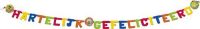 Guirlande lettres Hartelijk gefeliciteerd rue sésame