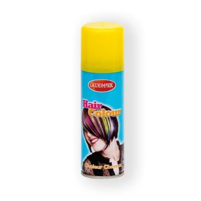 Haarkleurspray geel (125ml)