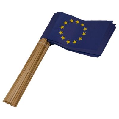 Handheld flag European Union (50pcs)