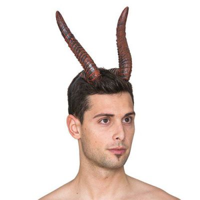 Headband with devil horns large