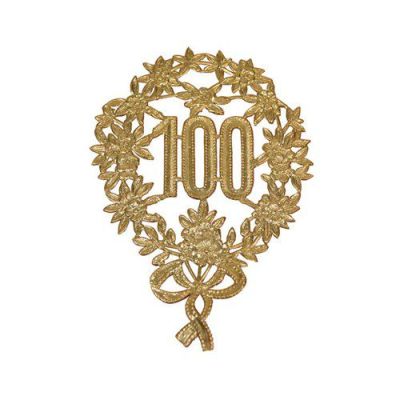 Jubileumcijfer ’100’ (8x12cm)