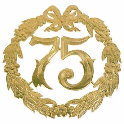 Jubileumcijfer ’75’ (24cm)