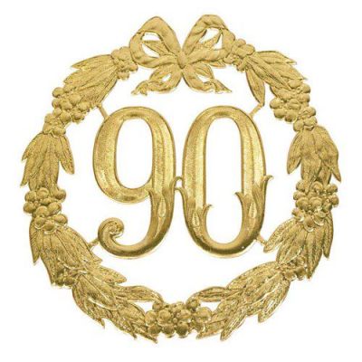Jubileumcijfer ’90’ (24cm)