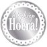 labels silver hiep hiep hoera 1000st