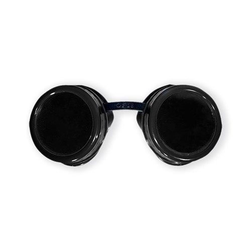 Lasbril steampunk zwart