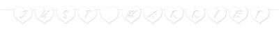 Letterslinger ’Just married’ (2,7m)