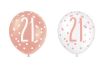Luftballons Glitz Rose gold 21 Ø30cm 6St