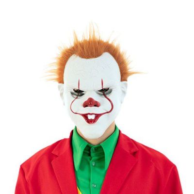 Masker duivelse clown (plastic)