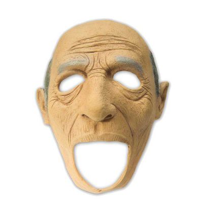 Masque de homme chauve (bouche ouverte) Masque de homme chauve (bouche ouverte)