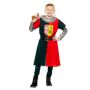 Medieval knight red boys costume (92-104cm)