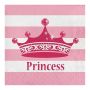 Napkins pink Princess (33cm, 16pcs)