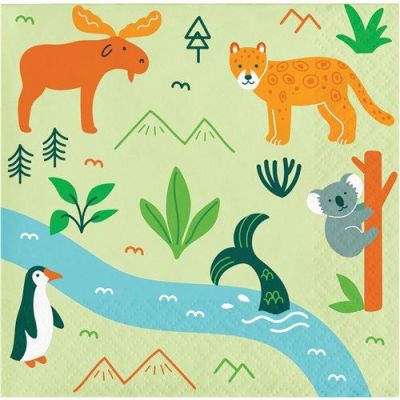 Napkins world adventure (25x25cm, 16pc)