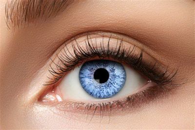 Natural ice blue annual lenses