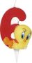 Nummerkaars ’6’ Tweety