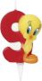 Nummerkaars ’9’ Tweety