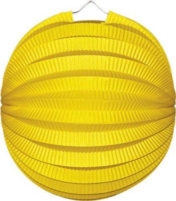 Paper lantern yellow (Ø23cm)