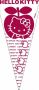 Partybags puntzak Hello Kitty Apple (6st)