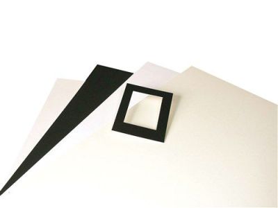 Passe-partout karton zwart (50x70cm 1,7mm)