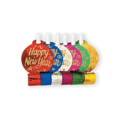 Sans-gênes ’Happy new year’ multicolore (8pcs)