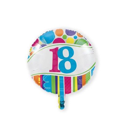 Ballon en aluminium bright&bold ’18’ (Ø45cm)