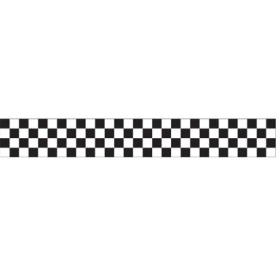 Banderole crêpe black&white (7x914cm)