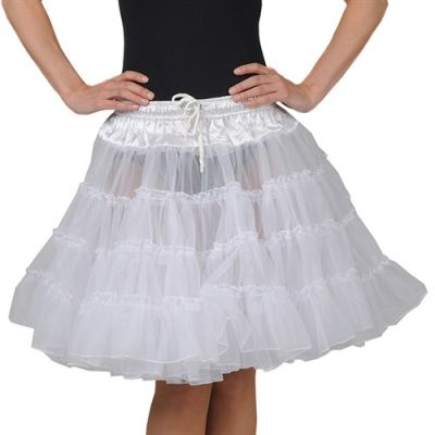 Petticoat wit (2-laags)