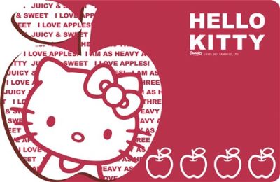 Placemat Hello Kitty Apple 29 x 44 cm