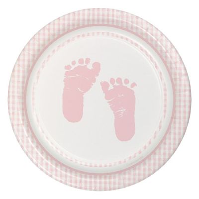 Plates baby girl (Ø23cm, 8pcs)