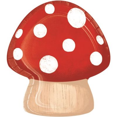 Plates gnomes (Ø23cm, 8pcs)