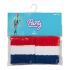 Polsband roodwitblauw 2st