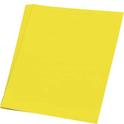 Posterboard neon yellow (48x68cm, 10 vel)