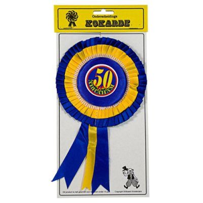 Rosette badge ’50 Abraham’