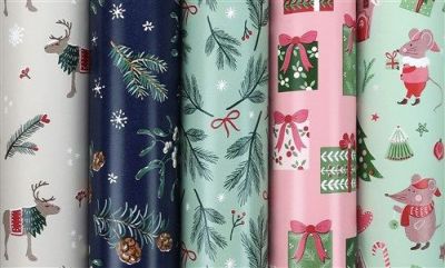 Rouleaux à l’unité Winter Wonders (FSC, 70x200cm)