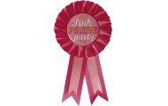 Rozet roze ’Pink pride party’
