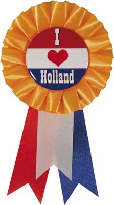 rozette 8x14,5cm ”i love holland” 