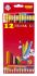 Crayons avec gomme 12pcs