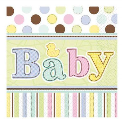 Servetten baby (33cm, 36st)