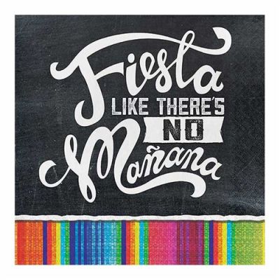 Servetten fiesta serape (33cm, 16st)