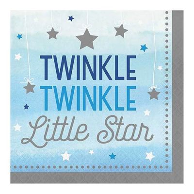 Servetten twinkle boy (33cm, 16st) Servetten twinkle boy (33cm, 16st)