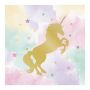 Servetten unicorn sparkle (33cm, 16st)